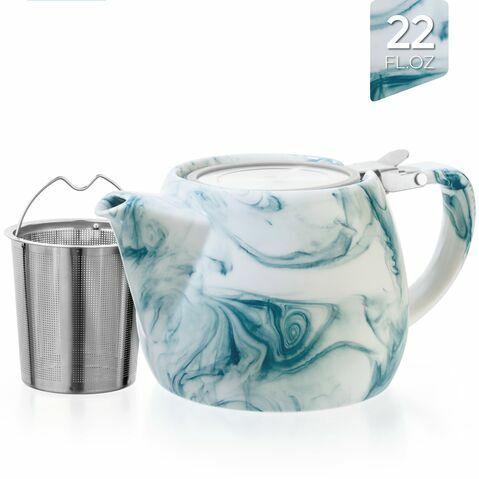 Marble Porcelain Teapot 22oz