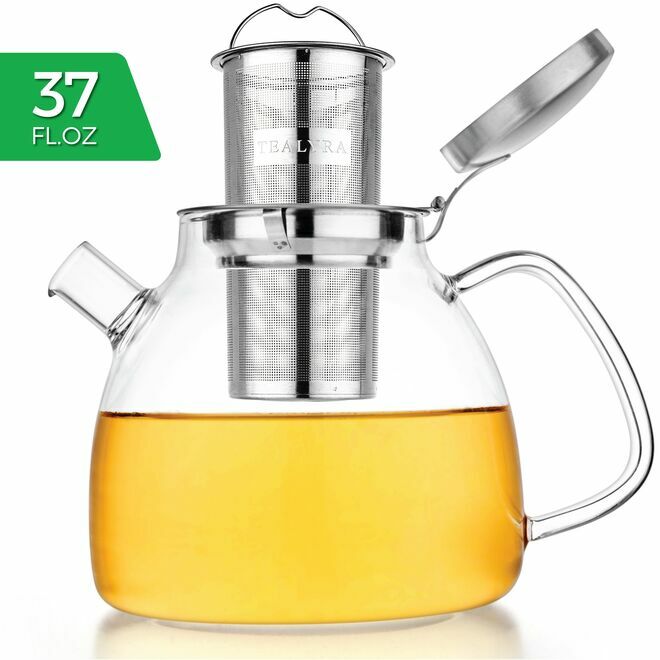 Lyra Glass Teapot 37 oz